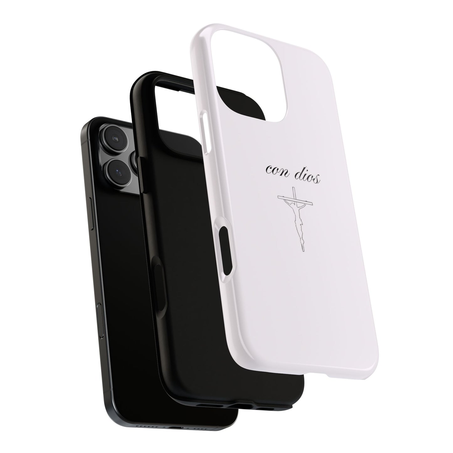 con dios todo se puede iphone case - baby pink ♡