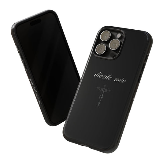 diosito mio gracias por todo iphone case - black ♡