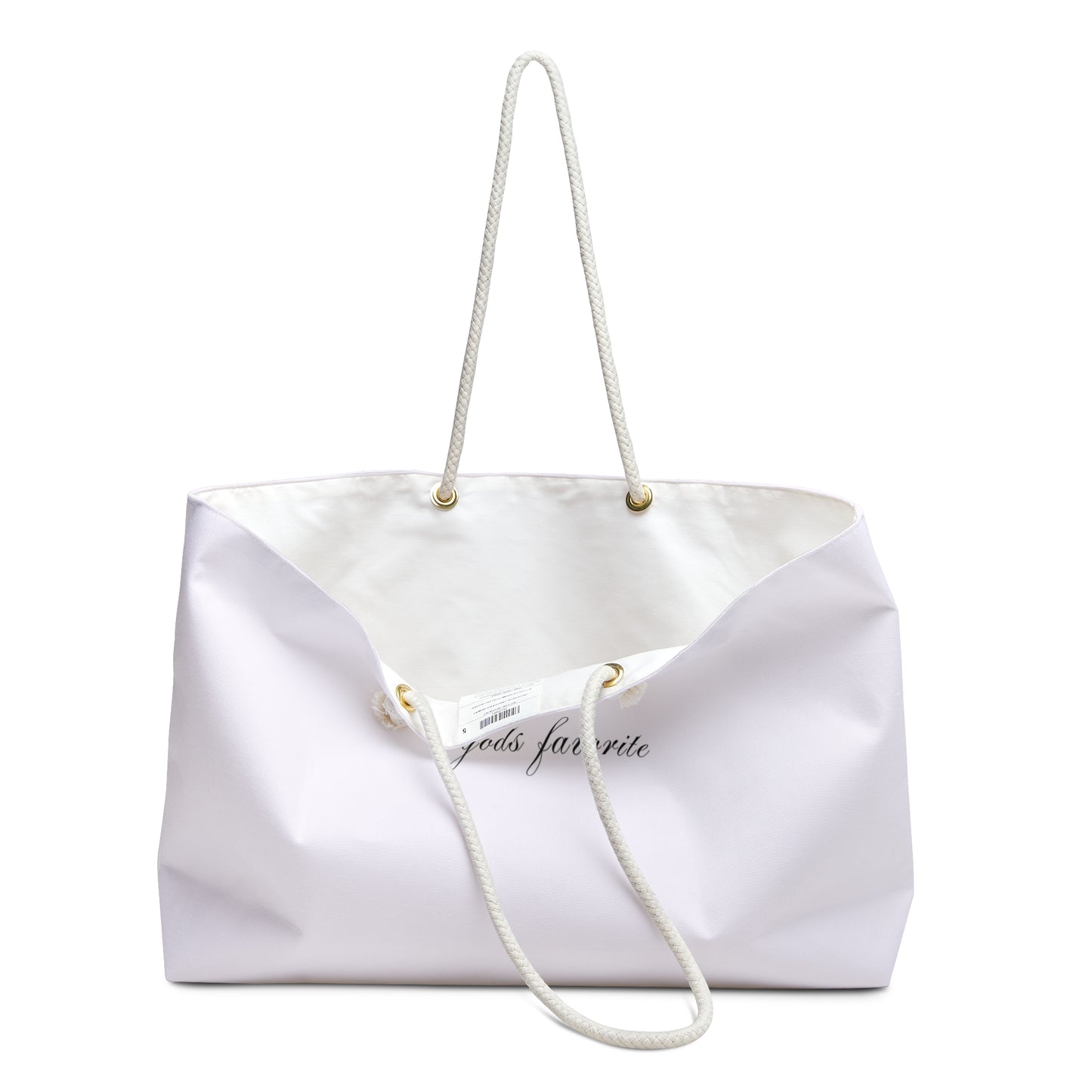 gods favorite travel tote & beach bag - baby pink ♡